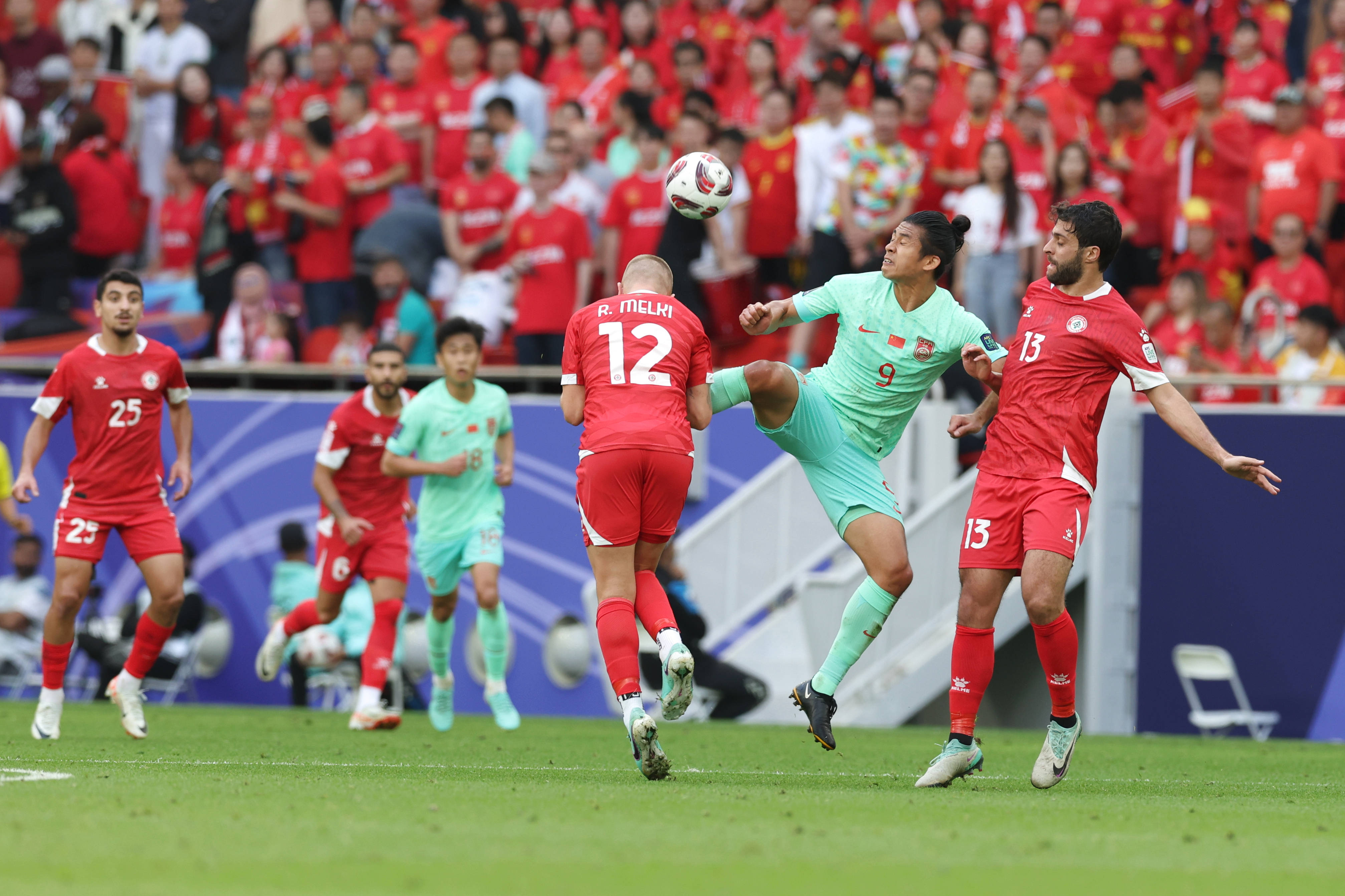 黎巴嫩代表队在比赛中惊险胜出