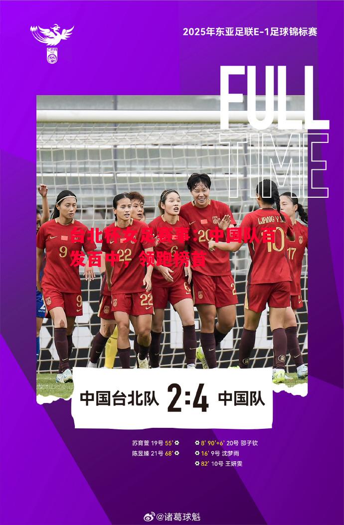 悟空体育-台北杯女足赛事：中国队百发百中，领跑榜首